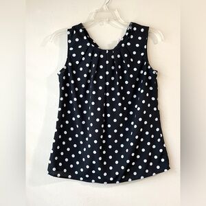 Merona Black and white Polka Dot tank top